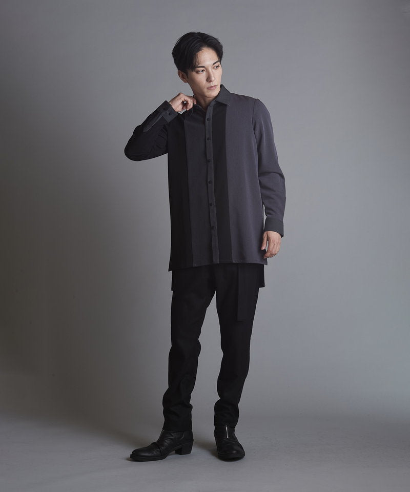 カラーブロッキングロングSH