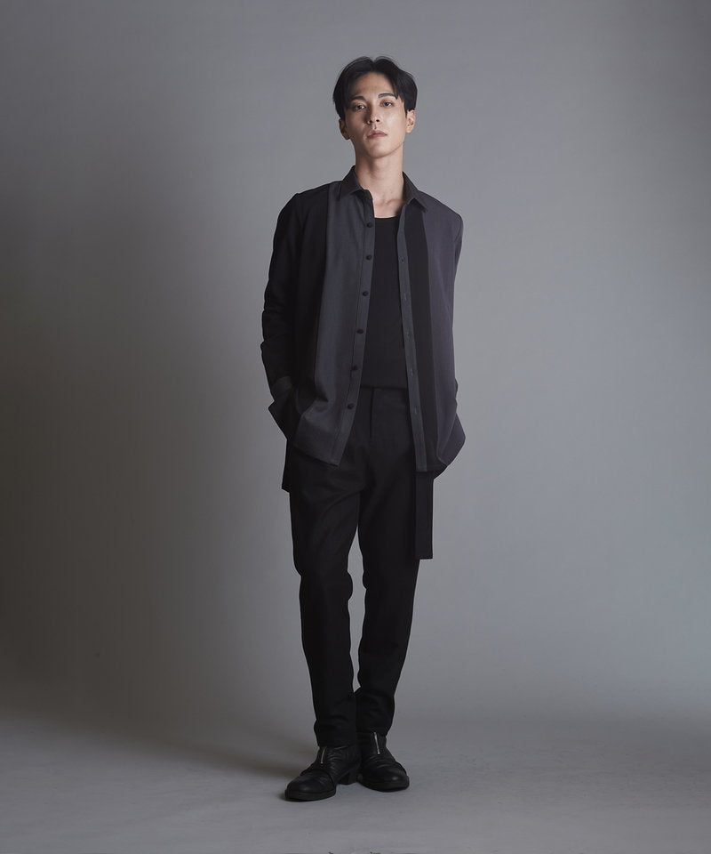 カラーブロッキングロングSH