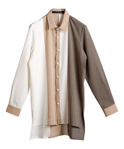 カラーブロッキングロングSH