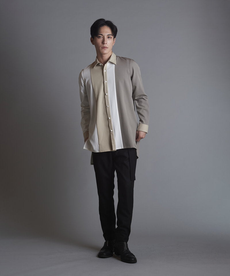 カラーブロッキングロングSH