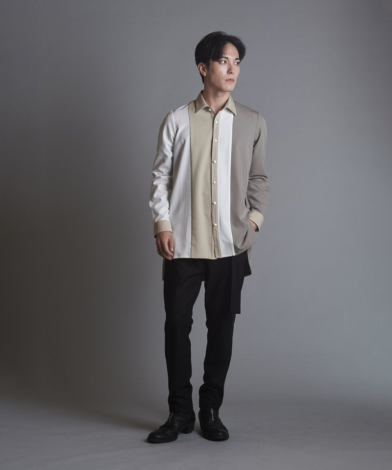 カラーブロッキングロングSH