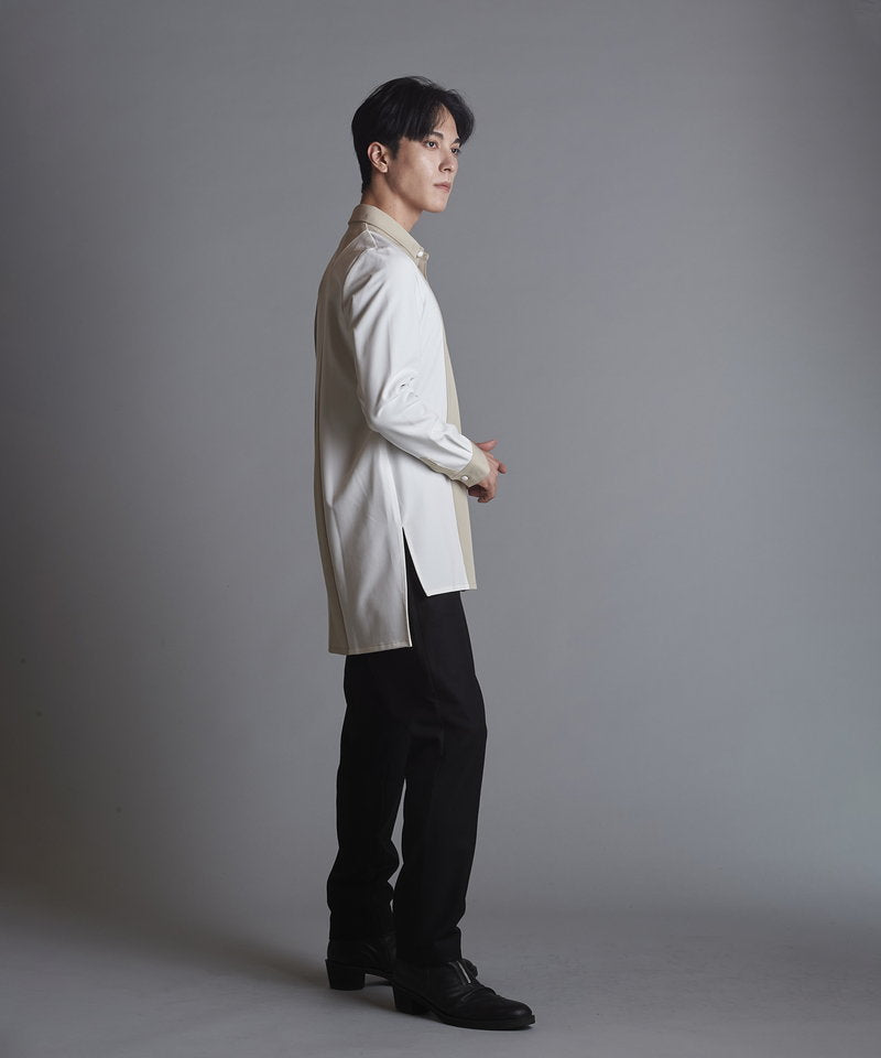 カラーブロッキングロングSH