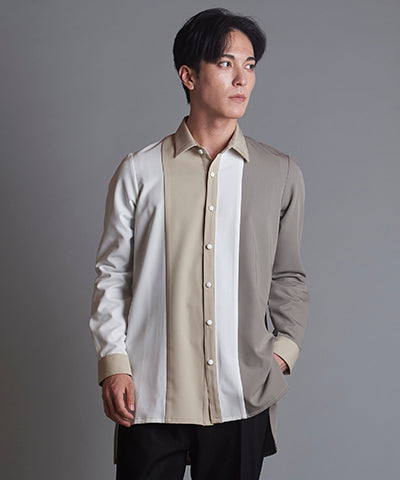 カラーブロッキングロングSH