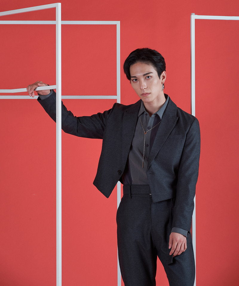 カラーブロッキングロングSH