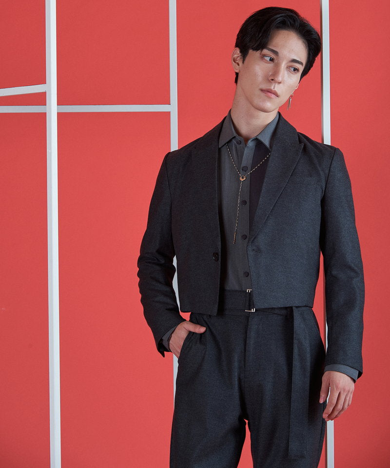 カラーブロッキングロングSH