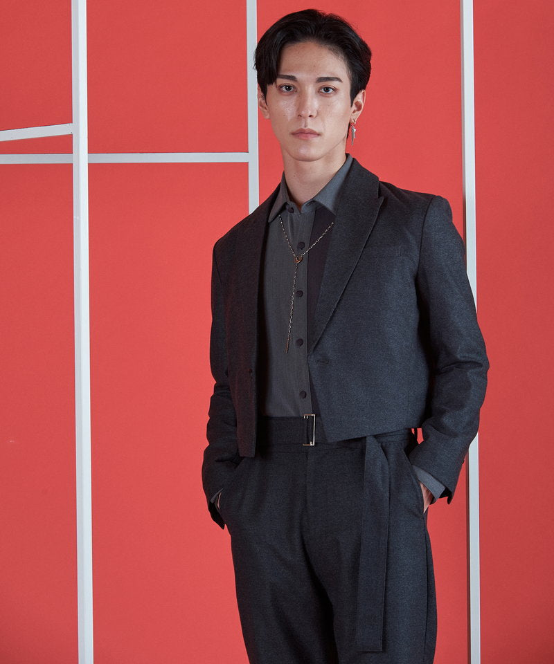 カラーブロッキングロングSH