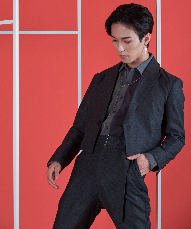 カラーブロッキングロングSH