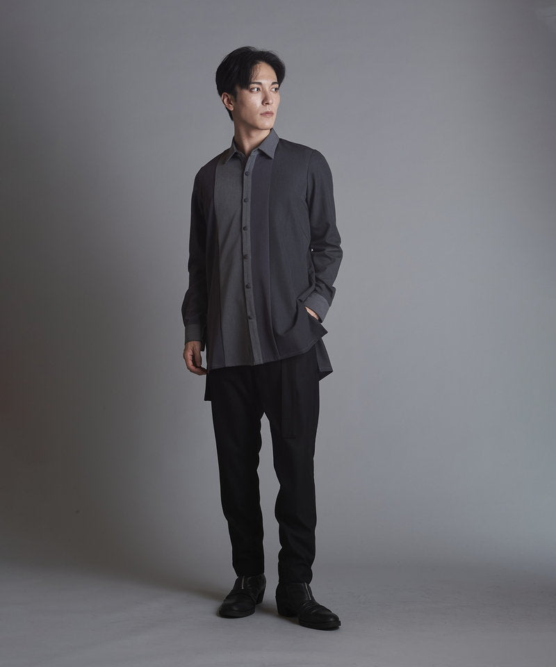 カラーブロッキングロングSH