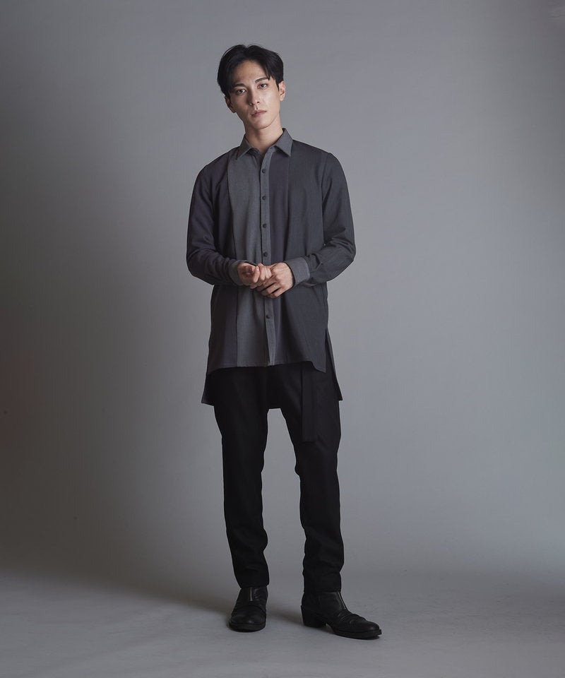 カラーブロッキングロングSH