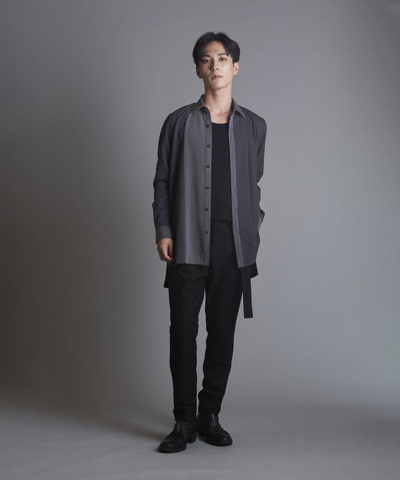 カラーブロッキングロングSH