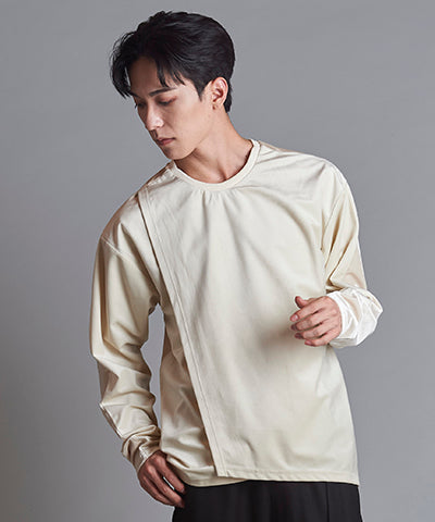 2wayフェイクレイヤードロンT