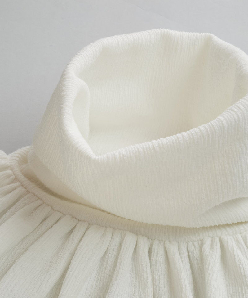 ランダムテレコタートルネックロンT