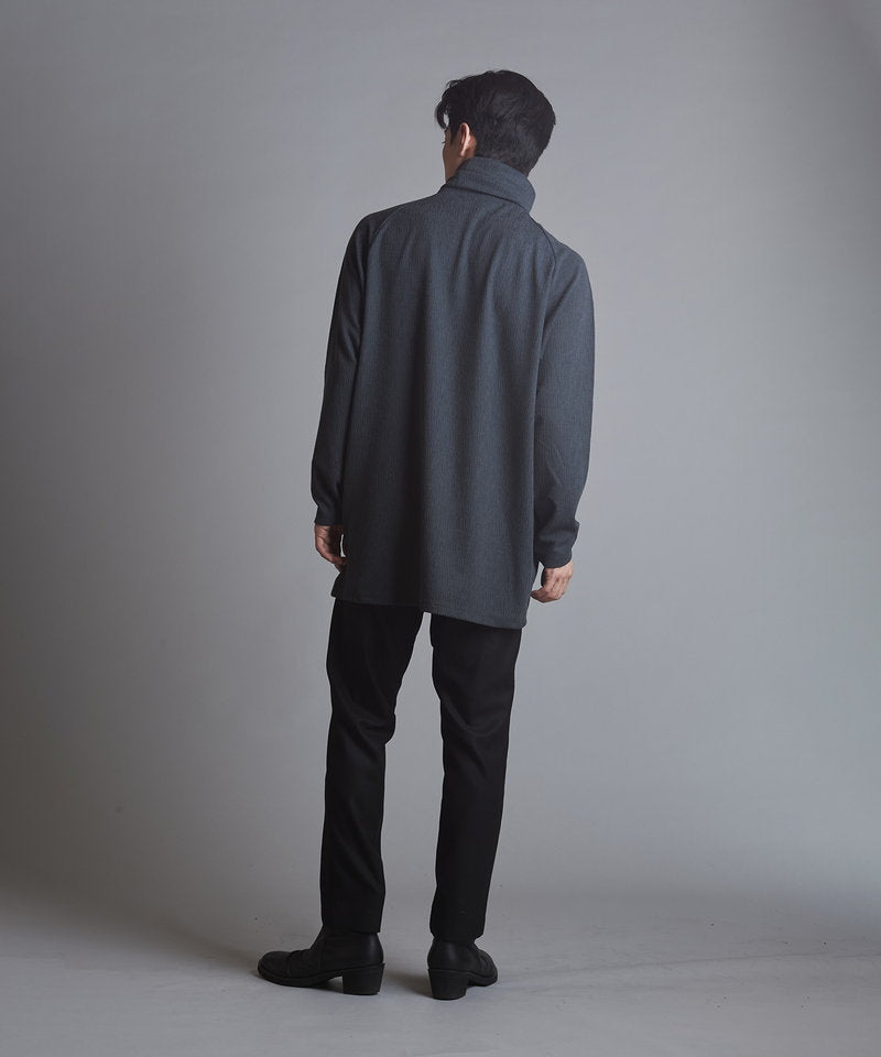 ランダムテレコタートルネックロンT