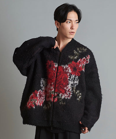 Flower JQ Knit MA-1 BLZ