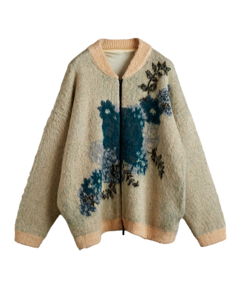 Flower JQ Knit MA-1 BLZ