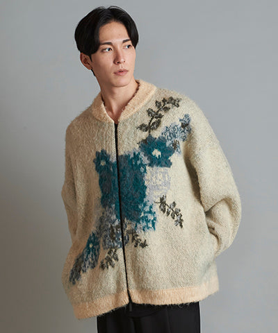 Flower JQ Knit MA-1 BLZ