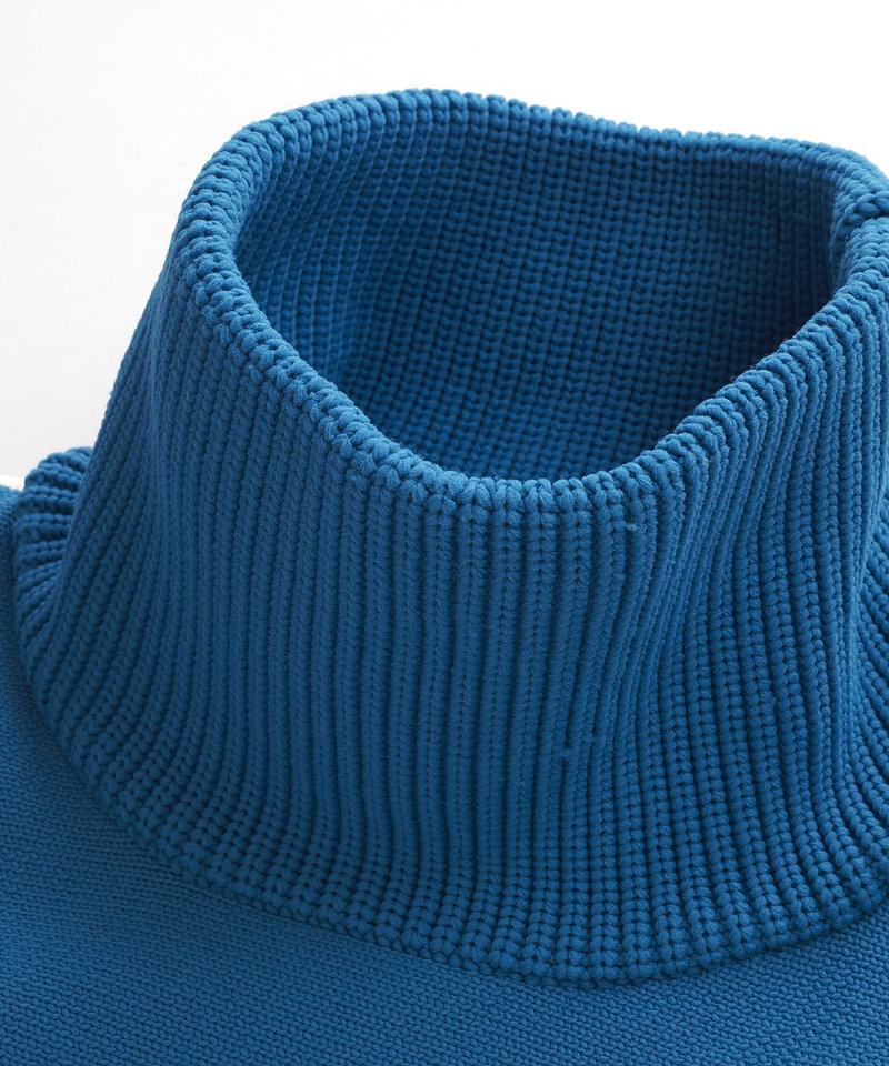 レイヤードドルマンスリーブニットPO