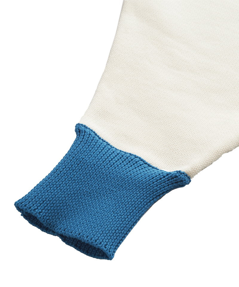 レイヤードドルマンスリーブニットPO