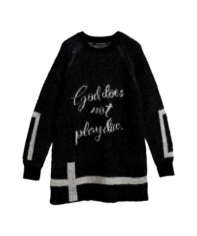 メッセージBIGプルオーバーニット