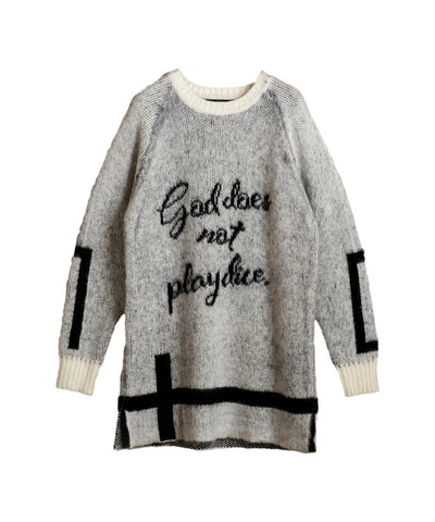 メッセージBIGプルオーバーニット