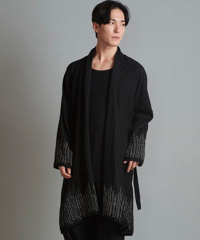 Drape knit cardigan