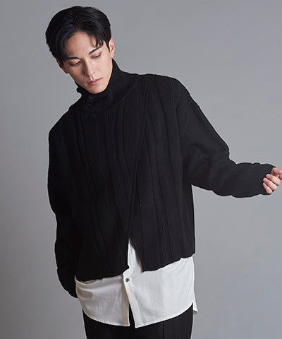 ドッキングニットタートルネックPO