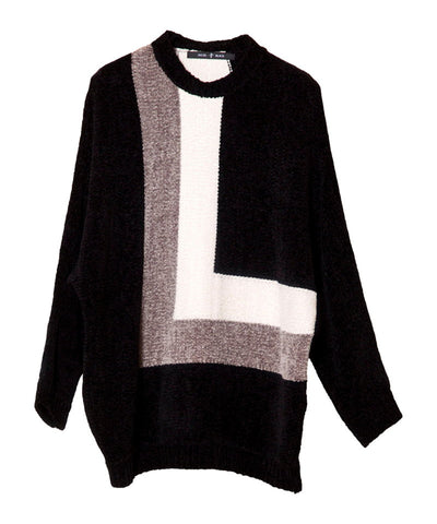 チェンジングドルマンスリーブプルオーバーニット