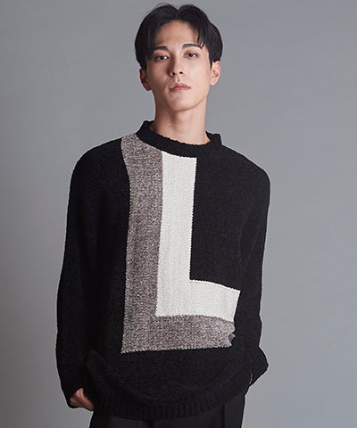 チェンジングドルマンスリーブプルオーバーニット