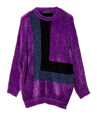 チェンジングドルマンスリーブプルオーバーニット