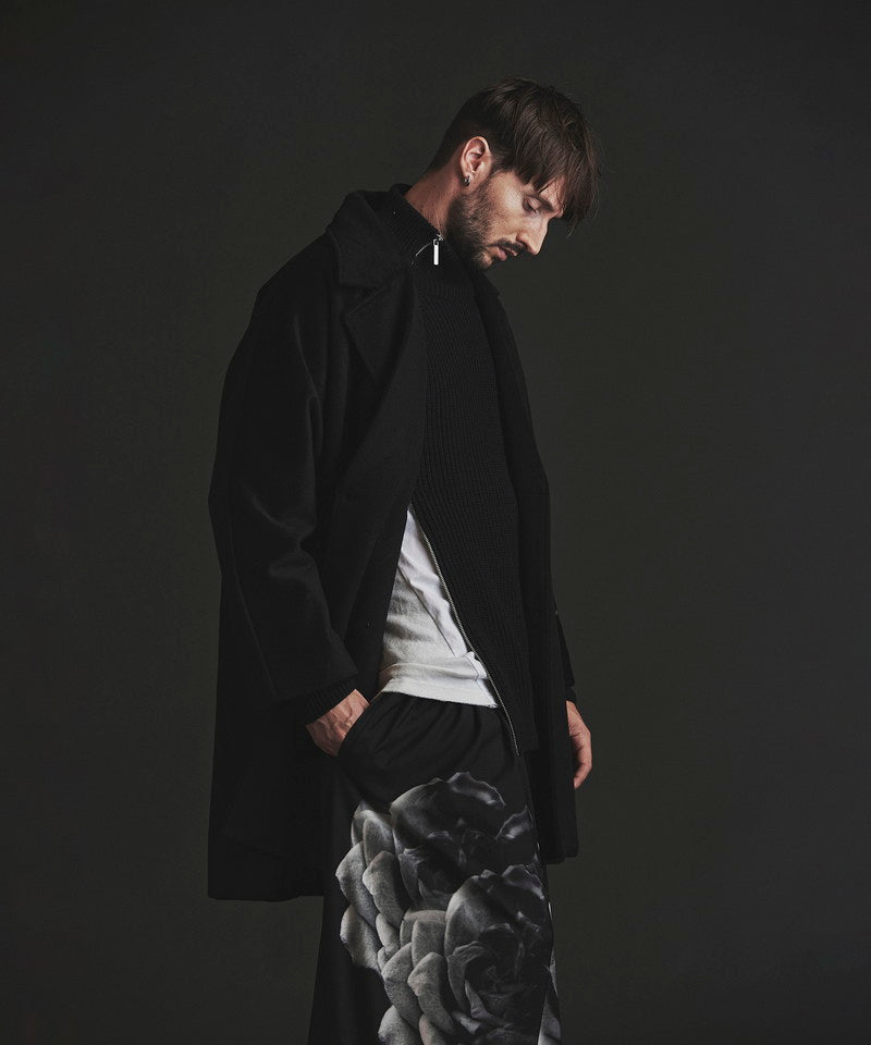 Double-breasted BIG poncho