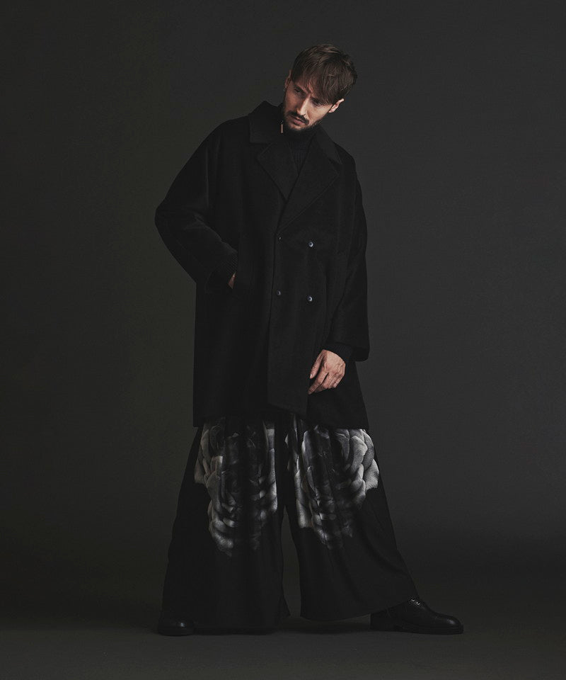 Double-breasted BIG poncho