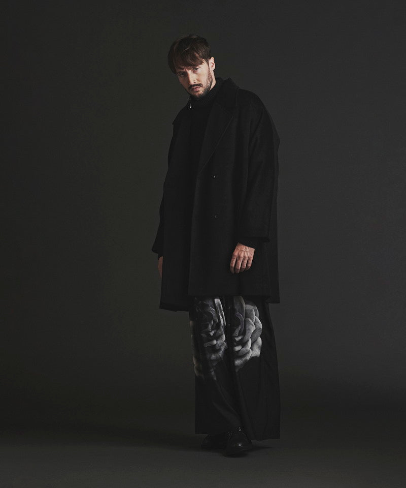 Double-breasted BIG poncho