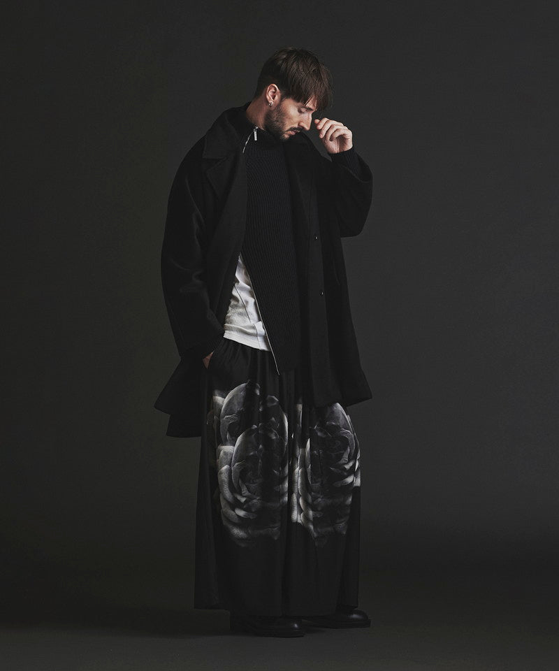 Double-breasted BIG poncho