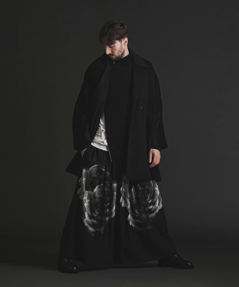 Double-breasted BIG poncho