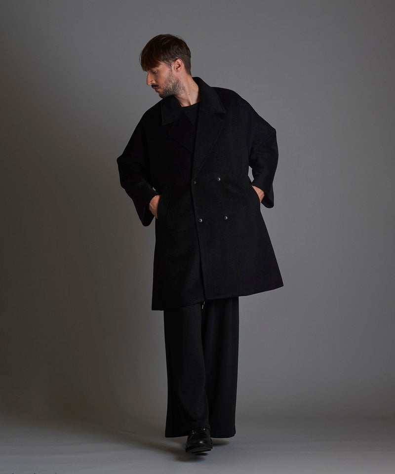 Double-breasted BIG poncho