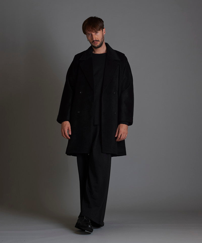 Double-breasted BIG poncho