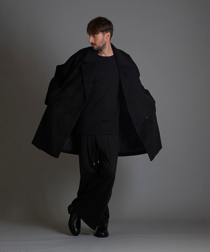 Double-breasted BIG poncho