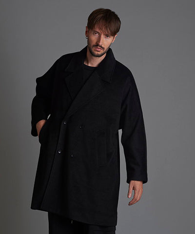 Double-breasted BIG poncho