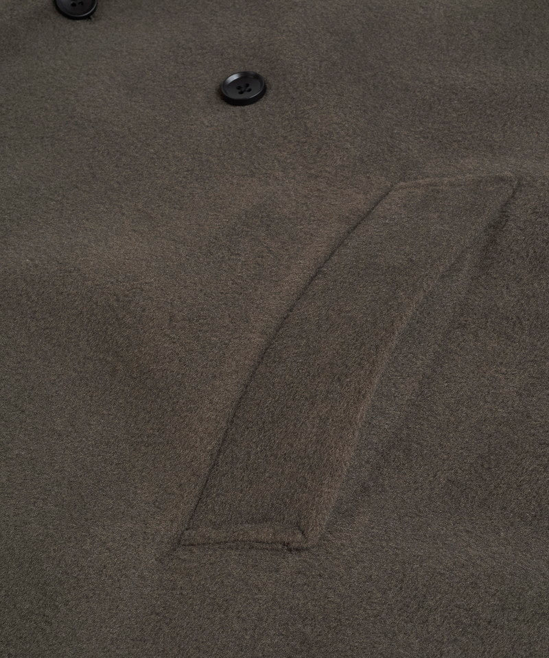 Double-breasted BIG poncho