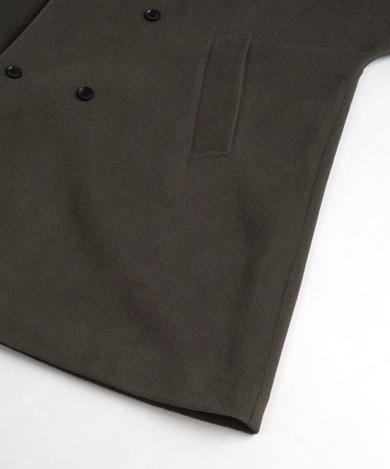 Double-breasted BIG poncho