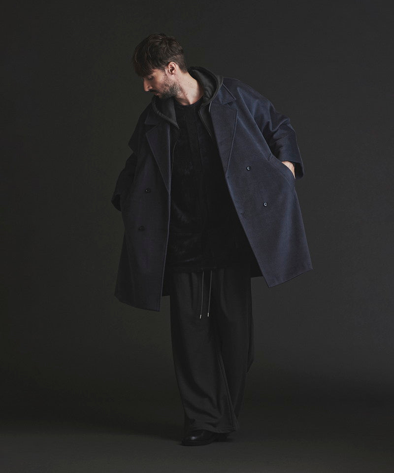 Double-breasted BIG poncho