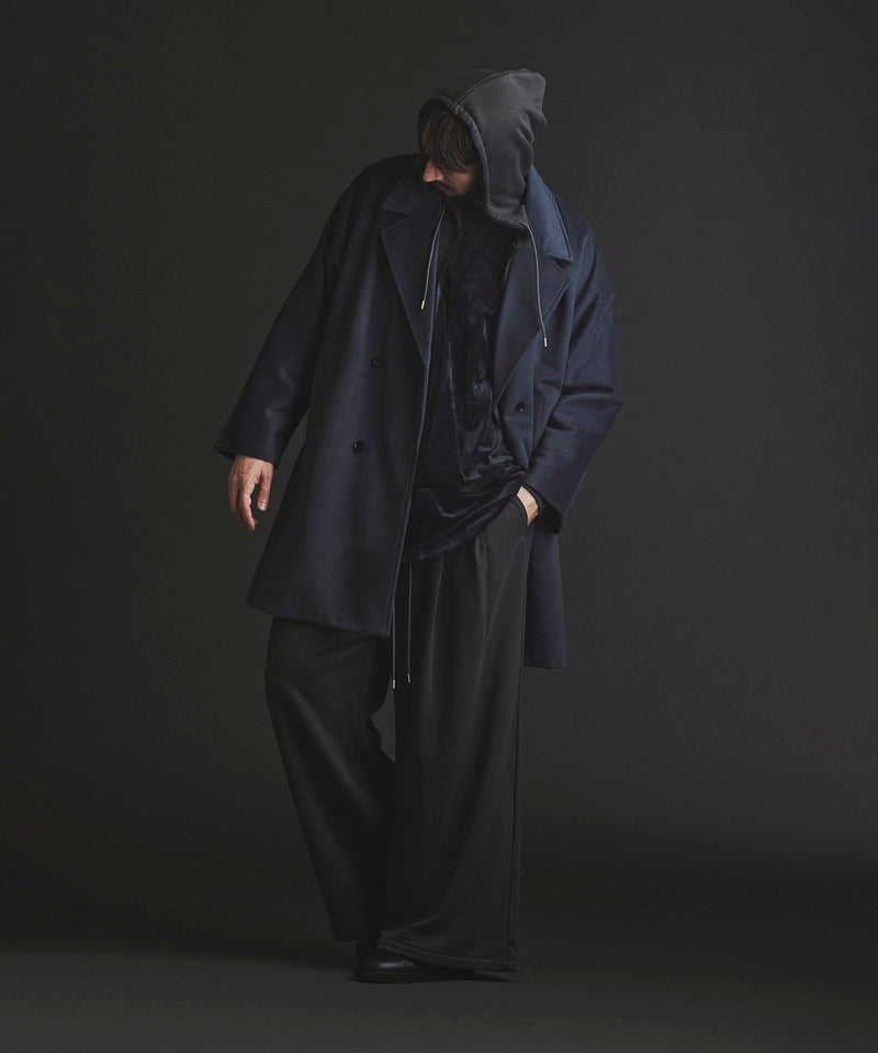 Double-breasted BIG poncho