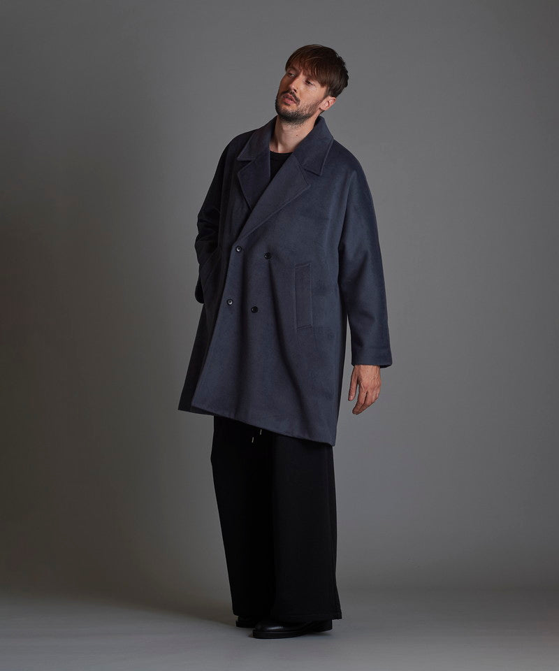 Double-breasted BIG poncho