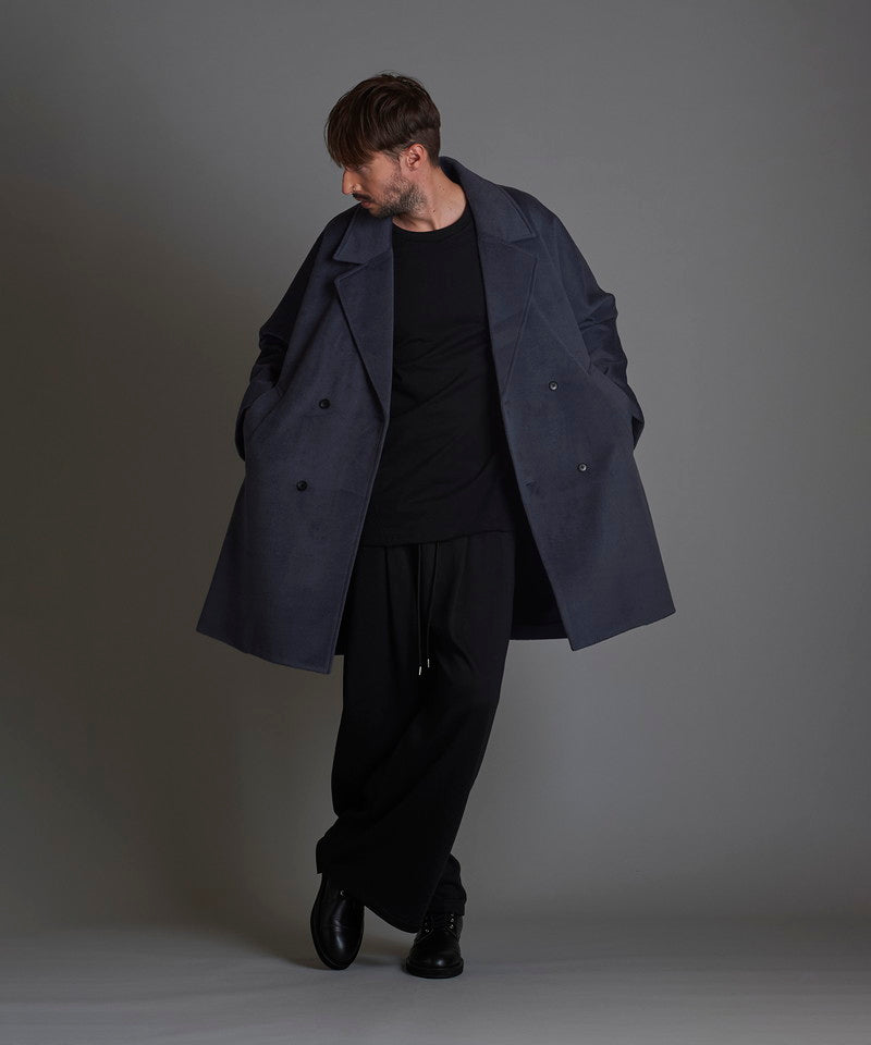 Double-breasted BIG poncho