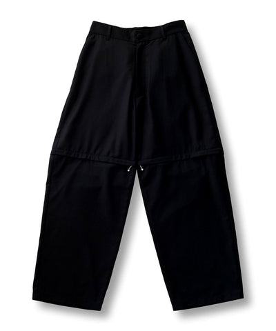 Separate ZIP Wide Trousers