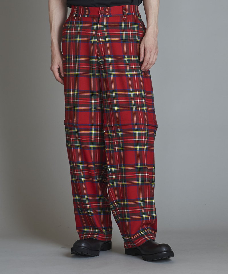 Separate ZIP Wide Trousers