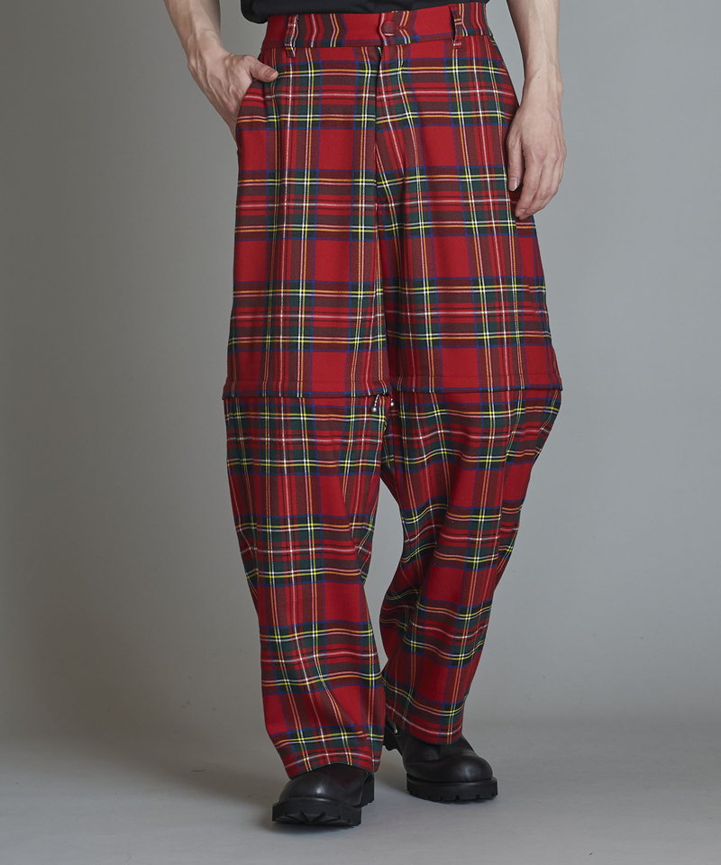 Separate ZIP Wide Trousers