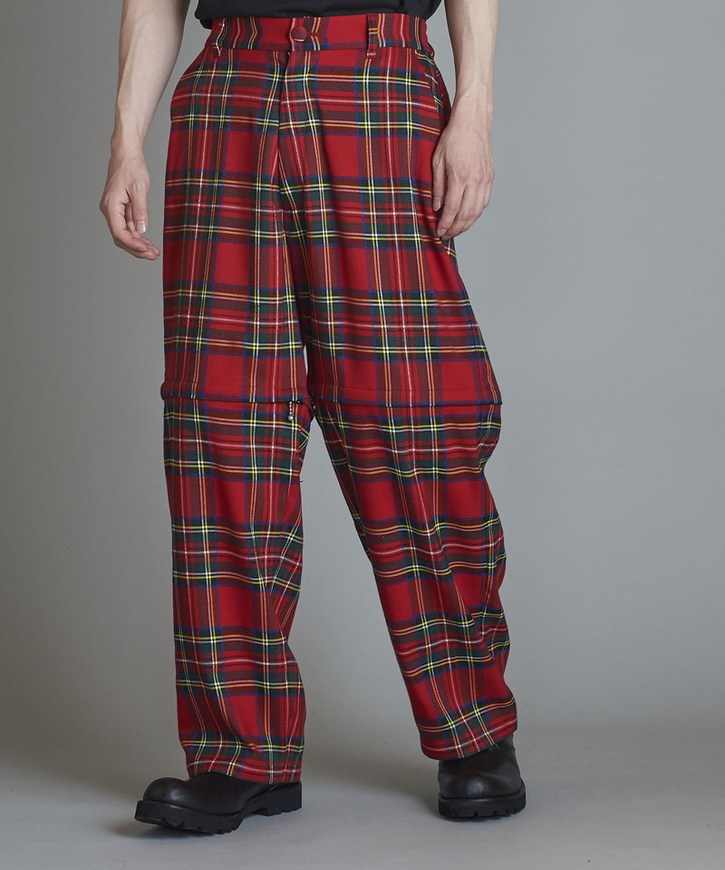 Separate ZIP Wide Trousers