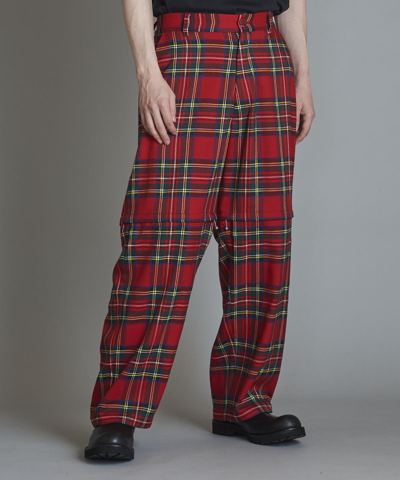 Separate ZIP Wide Trousers