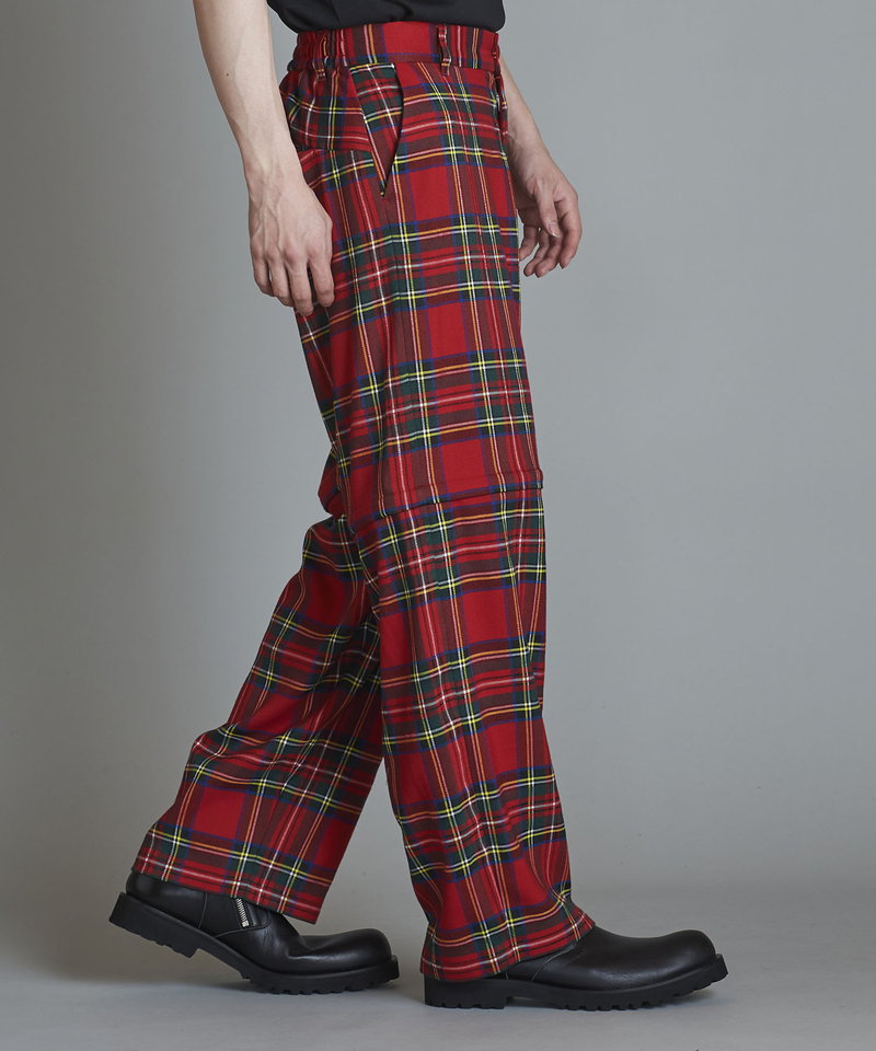 Separate ZIP Wide Trousers